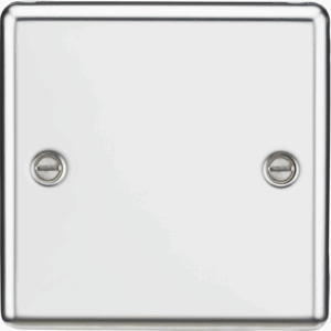 ML Accessories - Knightsbridge Polished Chrome 1G Blanking Plate (CL85PC)