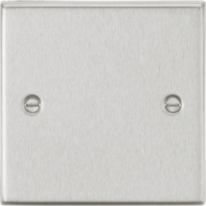 ML Accessories - Knightsbridge Brushed Chrome 1G Blanking Plate (CS85BC)