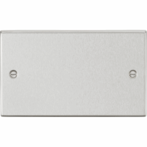 ML Accessories - Knightsbridge Brushed Chrome 2G Blanking Plate (CS86BC)