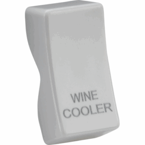 Curved Edge - Knightsbridge White Rocker cover laser printed WINE COOLER (CUWINE)