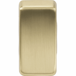 Grid Wiring Accessories - Knightsbridge Brushed Brass Switch cover (GDBLANKBB)