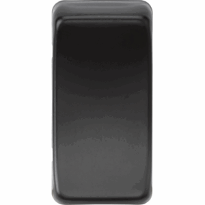 Grid Wiring Accessories - Knightsbridge Matt Black Switch cover (GDBLANKMB)