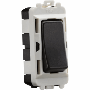 Grid Wiring Accessories - Knightsbridge Smoked Bronze 20AX DP grid module (GDM002SB)