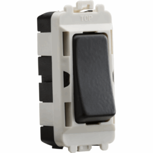 Grid Wiring Accessories - Knightsbridge Anthracite 20AX intermediate module (GDM005AT)