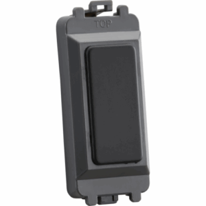 Grid Wiring Accessories - Knightsbridge Anthracite Blank grid module (GDM013AT)