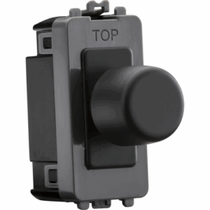 Grid Wiring Accessories - Knightsbridge Anthracite 6A 1G 2-way Dummy Dimmer Module (GDM022AT)