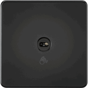 ML Accessories - Knightsbridge Matt Black 230V 1G 1-way Touchless Switch (SFTS1MB)