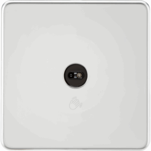 ML Accessories - Knightsbridge Polished Chrome 230V 1G 1-way Touchless Switch (SFTS1PC)