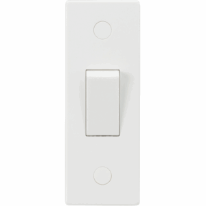 ML Accessories - Knightsbridge White 10AX 1G 2-way Architrave Switch (SN127)