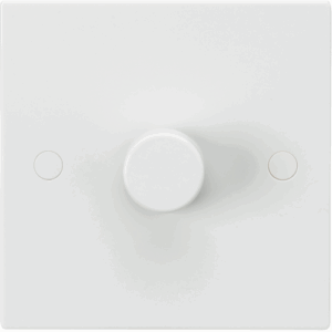 ML Accessories - Knightsbridge White 1G 2-way 40-400W (3-100W LED) Leading Edge Dimmer (SN2161)