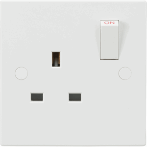 ML Accessories - Knightsbridge White 13A 1G DP Switched Socket (SN7000)