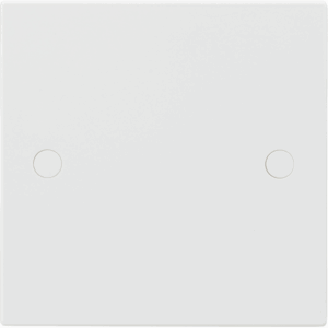 ML Accessories - Knightsbridge White Square Edge 1G Blanking Plate (SN8350)