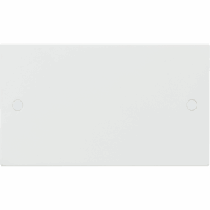 ML Accessories - Knightsbridge White Square Edge 2G Blanking Plate (SN8360)
