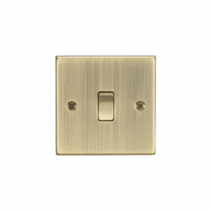ML Accessories - Knightsbridge Antique Brass 10AX 1G Intermediate Switch (CS12AB)