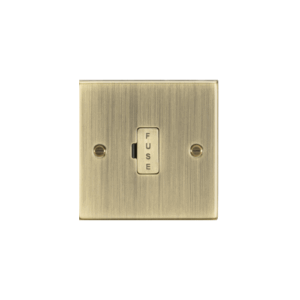 ML Accessories - Knightsbridge Antique Brass 13A Fused Spur Unit (CS6AB)