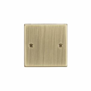 ML Accessories - Knightsbridge Antique Brass 1G Blanking Plate (CS85AB)