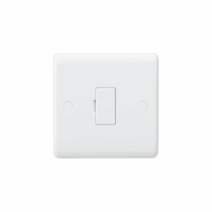 ML Accessories - Knightsbridge White Curved Edge Curved Edge 13A Fused Spur Unit (CU6000)