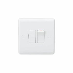 ML Accessories - Knightsbridge White Curved Edge 13A Switched Fused Spur Unit (CU6300)