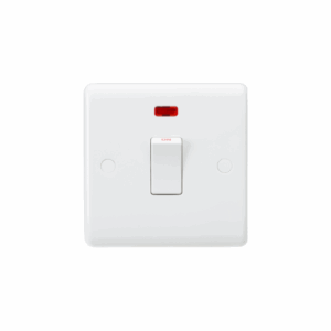 Curved Edge - Knightsbridge White 20A DP Switch with Neon (CU8341N)