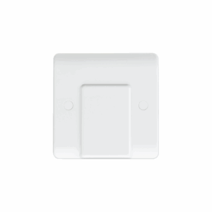 ML Accessories - Knightsbridge White Curved Edge 20A Flex Outlet Plate (CU8342)