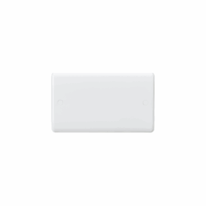ML Accessories - Knightsbridge White Curved Edge Curved Edge 2G Blanking Plate (CU8360)
