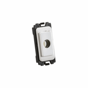 Curved Edge - Knightsbridge White Flex Outlet Module (Cable up to 10mm diameter) (CUGM16)