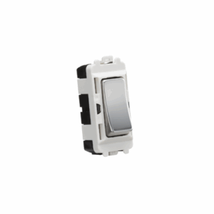Grid Wiring Accessories - Knightsbridge Polished Chrome 20AX DP grid module (GDM002PC)