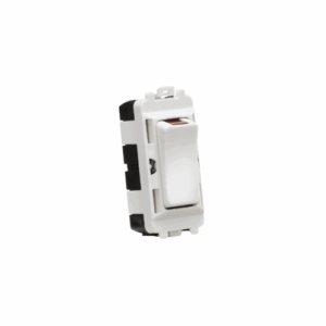 Grid Wiring Accessories - Knightsbridge White 20AX DP module with LED indicator (GDM003U)