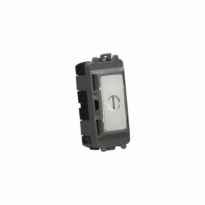 Grid Wiring Accessories - Knightsbridge Brushed Chrome 20AX DP key module (GDM010BC)