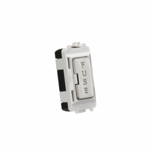 Grid Wiring Accessories - Knightsbridge Brushed Chrome 13A fused module (GDM011BC)