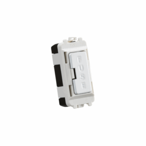 Grid Wiring Accessories - Knightsbridge Matt White 13A fused module (GDM011MW)