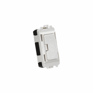 Grid Wiring Accessories - Knightsbridge White 13A fused module (GDM011U)
