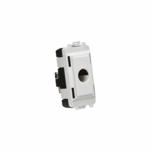 Grid Wiring Accessories - Knightsbridge White Flex outlet module (up to 10mm) (GDM012U)