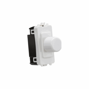 Grid Wiring Accessories - Knightsbridge White 2-way 10-200W (10-100W LED) Trailing Edge Dimmer Module (GDM200U)