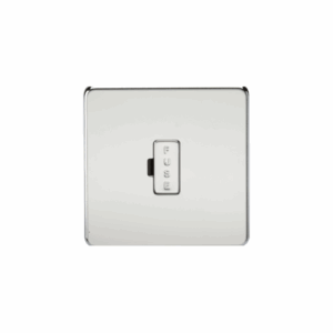 ML Accessories - Knightsbridge Screwless Polished Chrome 13A Fused Spur Unit (SF6000PC)