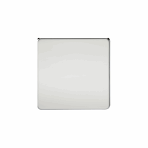 ML Accessories - Knightsbridge Screwless Polished Chrome 1G Blanking Plate (SF8350PC)