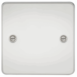 ML Accessories - Knightsbridge Flat Plate Polished Chrome 1G Blanking Plate (FP8350PC)
