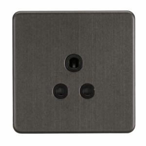 ML Accessories - Knightsbridge Smoked Bronze 5A Unswitched Socket (SF5ASB)