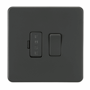 ML Accessories - Knightsbridge Anthracite 13A Switched Fused Spur Unit (SF6300AT)