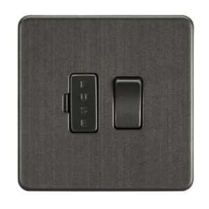 ML Accessories - Knightsbridge Smoked Bronze 13A Switched Fused Spur Unit (SF6300SB)