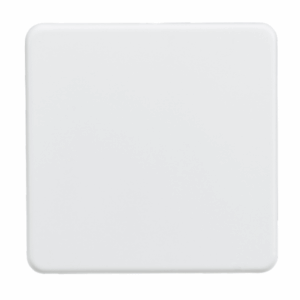 ML Accessories - Knightsbridge Matt White 1G Blanking Plate (SF8350MW)