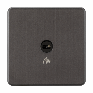 ML Accessories - Knightsbridge Smoked Bronze 230V 1G 1-way Touchless Switch (SFTS1SB)