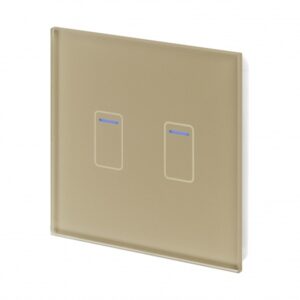 Retrotouch Crystal Touch Switch 2G - Brass (01420)