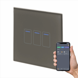 Crystal Touch - Retrotouch Crystal+ Touch WIFI Switch 3G - Grey (01458)