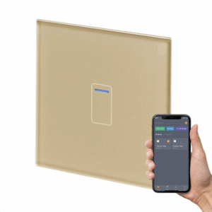 Crystal Touch - Retrotouch Crystal+ Touch WIFI Switch 1G - Brass (01459)