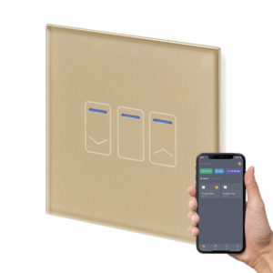 Crystal Touch - Retrotouch Crystal+ Touch Dimmer WIFI Switch 1G - Brass (01483)