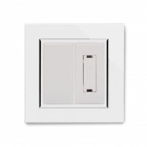 White Chrome Trim - Retrotouch Crystal CT 13A SP Un-switched Fused Spur White (04320)