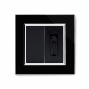 Retrotouch Crystal CT 13A SP Un-switched Fused Spur Black