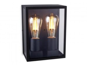 Wall Lighting - Firstlight Houston Wall Light Black (2818BK)