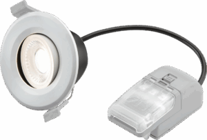 Integrated Downlights - Knightsbridge CyroLED Tilt- Fire Rated IP65 Downlight with 2 x Wattage and 4 x CCT (No Bezel) (CYRT)